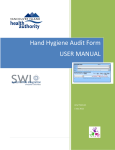 Hand Hygiene Audit Form USER MANUAL