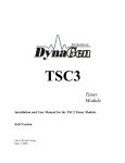MAN-0061 R1_0, TSC3 User Manual