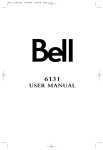 USER MANUAL - Bell Support