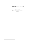 AToMPM User's Manual - The Modelling, Simulation and Design