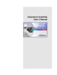 Advantech GeniDAQ User's Manual