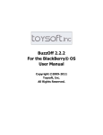 BuzzOff 2.2.2 For the BlackBerry&reg; OS User Manual