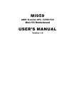 MI959 USER'S MANUAL