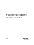 NI Dynamic Signal Acquisition User Manual