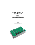 MIDI Control Unit User Manual