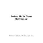 Android Mobile Phone User Manual