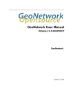 GeoNetwork User Manual