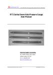 RTS Series Down-Hole Pressure Gauge User Manual