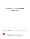 MX PIC24F Educational Module User Manual