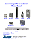 Zaxcom Digital Wireless System User's Manual