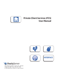 Private Client Services (PCS) User Manual