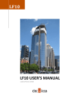 LF10 USER'S MANUAL - CISC-ICCA