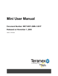 Mini User Manual
