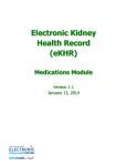 Medications module user manual