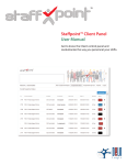 Staffpoint™ Client Panel User Manual