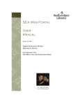 Document Cover Page - SEAWeb User Manual.pub