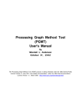 Processing Graph Method Tool (PGMT) User's Manual