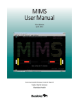MIMS User Manual