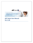 ADT Select User Manual Ver. 6.28