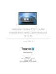 VC-3 User Manual w/Touchscreen - Version 3 -Rev 6