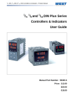 West P8100, P6100, P4100 process controllers user manual