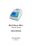 MultiGene Mini user's manual - 06-05-09