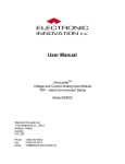 User Manual - Electronic Innovation DeviceNet Vehicle Control