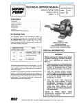 TECHNICAL SERVICE MANUAL