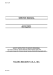 SERVICE MANUAL Bel-Cypher TAKARA BELMONT U.S.A., INC.