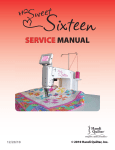 HQ Sweet Sixteen Service Manual.indd