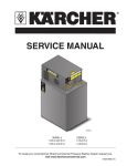 SERVICE MANUAL - Hawthorne Cleaning Systems