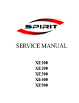 SERVICE MANUAL - Spirit Fitness