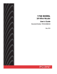 1740 SHDSL 2/4-Wire Router User's Guide