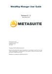 MetaMap Manager User Guide