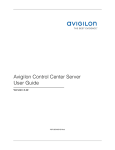 Avigilon Control Center Server User Guide