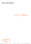 R300 User guide