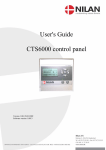 User's Guide CTS6000 control panel