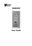 HDM99XP User Guide
