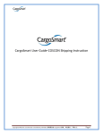 CargoSmart User Guide-COSCON Shipping Instruction
