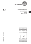 Operating instructions Monitor FS-1 / FS-1N