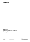 DESIGO™ REX (Report Engine for Excel) User's guide