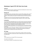 Radioplayer Ingest HTTP API Client User Guide