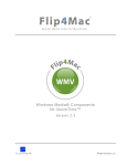 Flip4Mac WMV Version 2.3 User's Guide