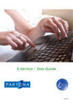 E-Service | User Guide