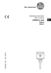 Operating instructions Flow monitors SI5010 SI5011 704332