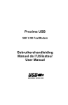 Proxima USB Gebruikershandleiding Manuel de l