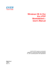 Windows CE 4.2 for the eTOP Workstations