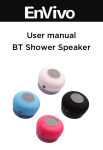 User manual BT Shower Speaker