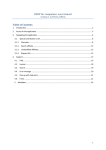 DB2P for companies: user manual Table of Contents