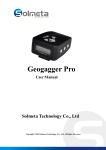 Geogagger Pro User Manual